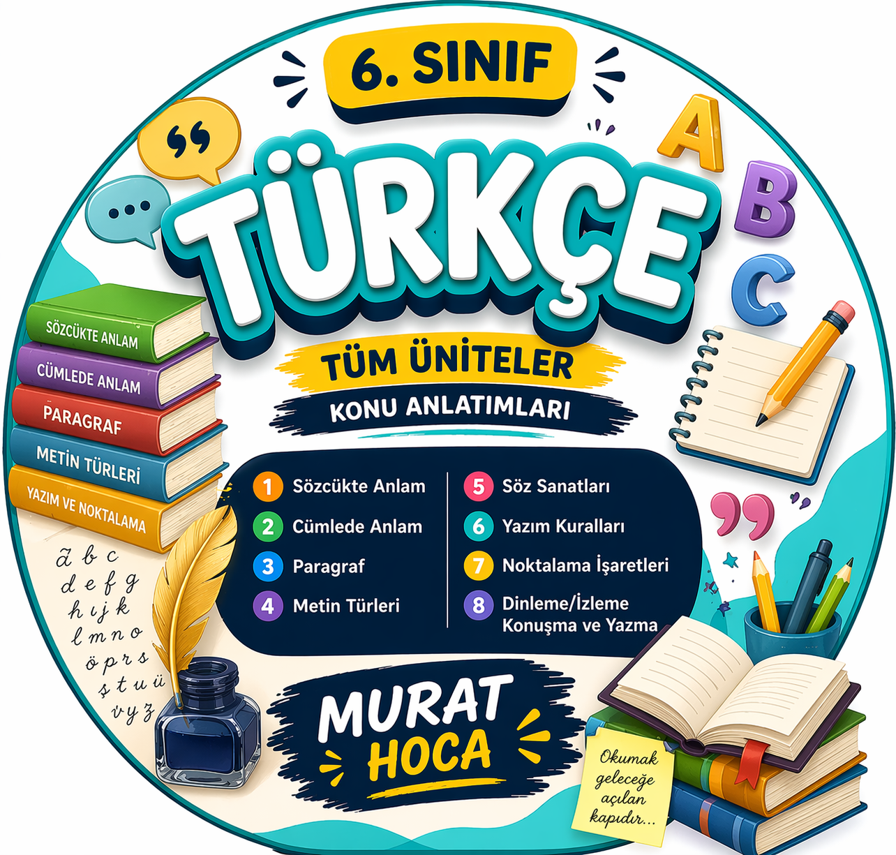6. SINIF TÜRKÇE TÜM KONULAR