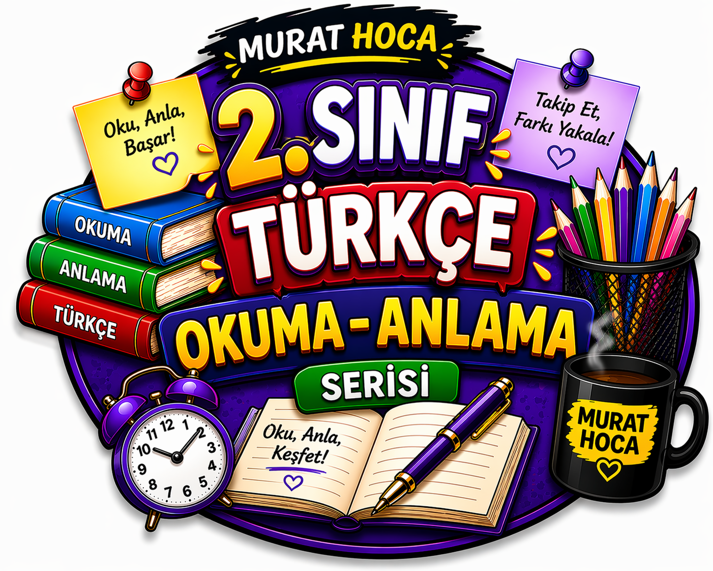 2. Sınıf Türkçe Okuma-Anlama Serisi 1