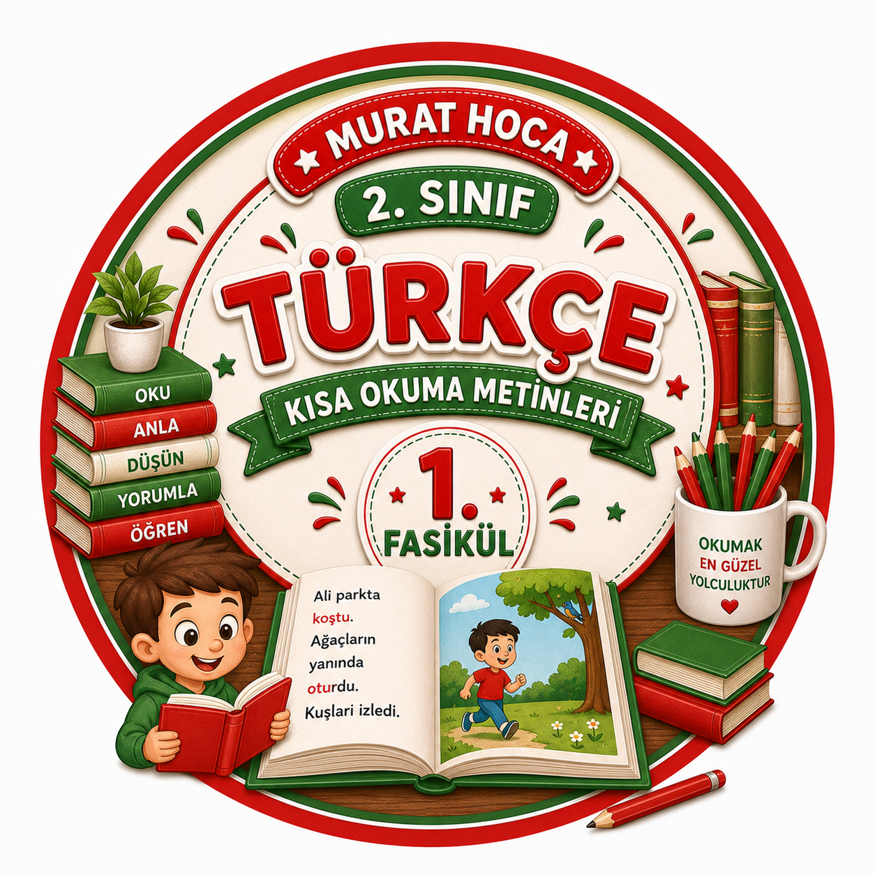 2. Sınıf Okuma Anlama ve 5N1K Çalışma Sayfaları