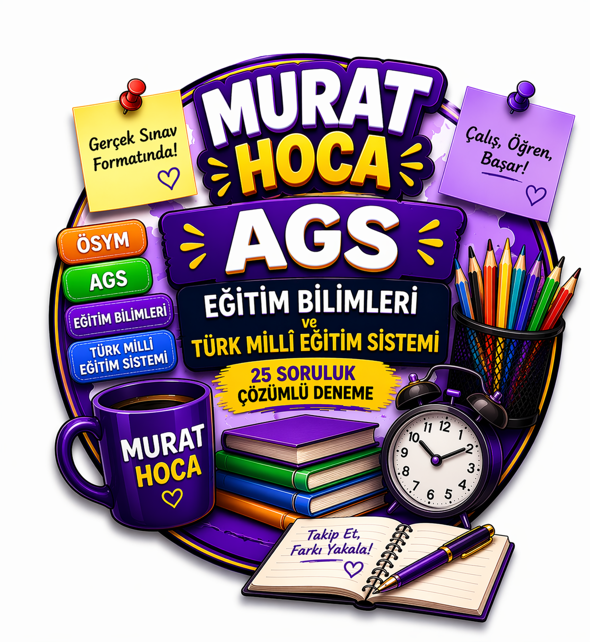 AGS Eğitim Bilimleri ve Türk Milli Eğitim Sistemi Deneme Testi (25 Soru Çözümlü)