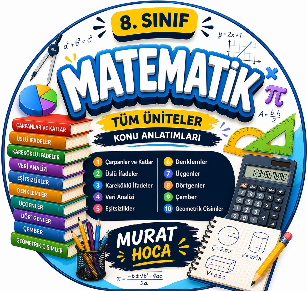 8. SINIF MATEMATİK TÜM KONULAR