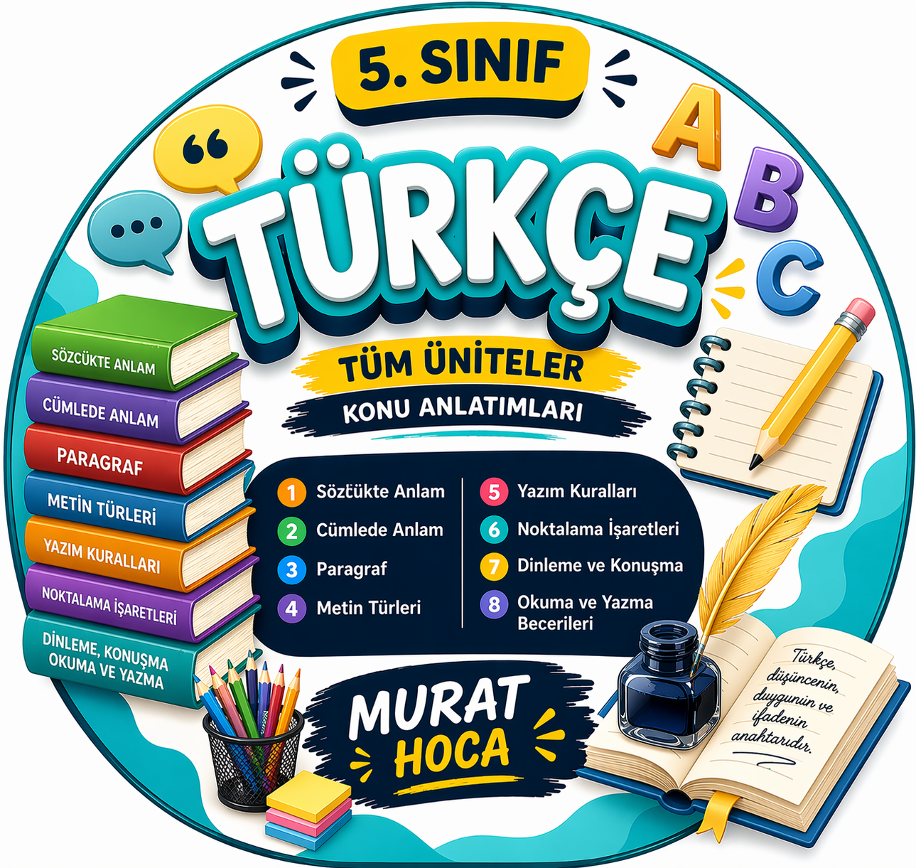 5. SINIF TÜRKÇE TÜM KONULAR
