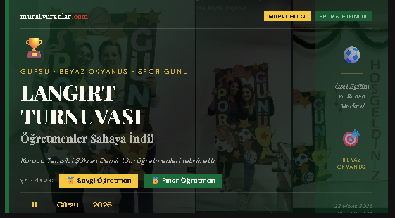 Gürsu Beyaz Okyanus Öğretmenleri Langırt Turnuvası Düzenledi
