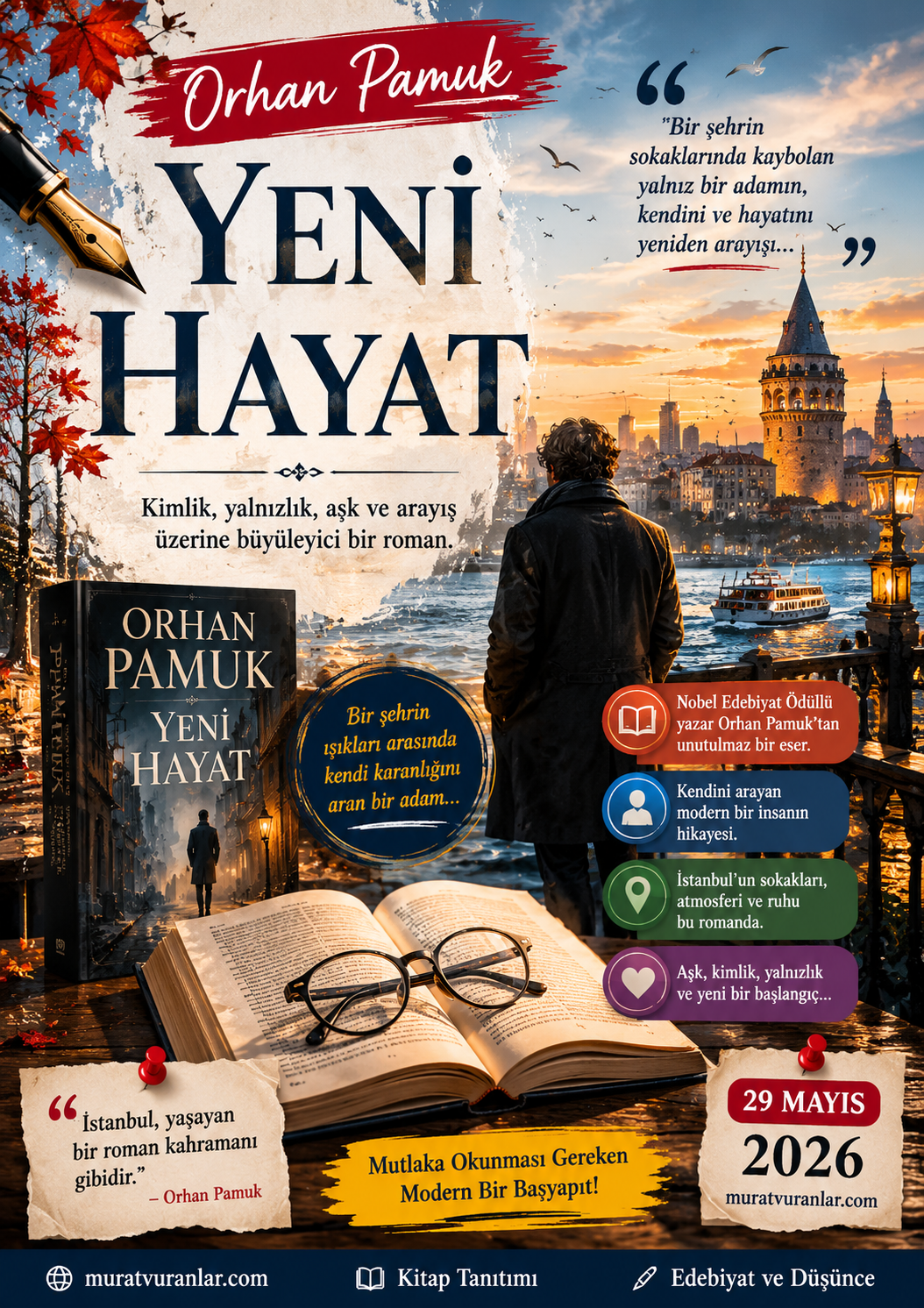 Orhan Pamuk'un "Yeni Hayat"ı: Varoluşun Işığında Bir Yolculuk