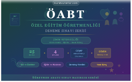 Murat Vuranlar | Özel Eğitim ÖABT Akademi