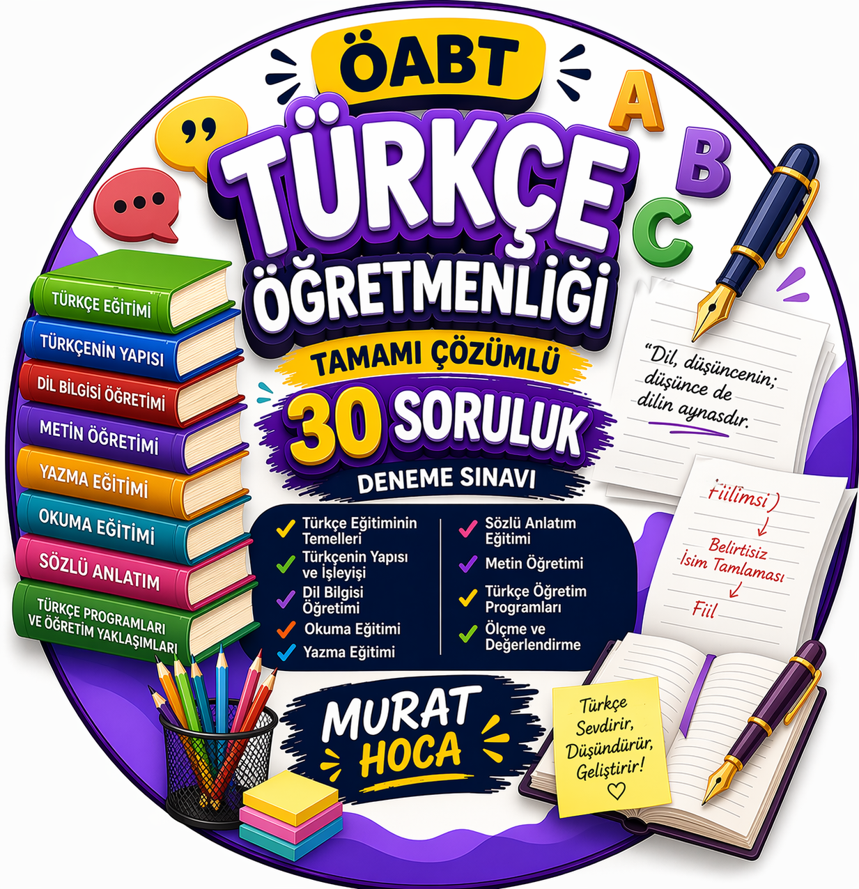 ÖABT/TÜRKÇE ÖĞRETMENLİĞİ DENEME SINAVI